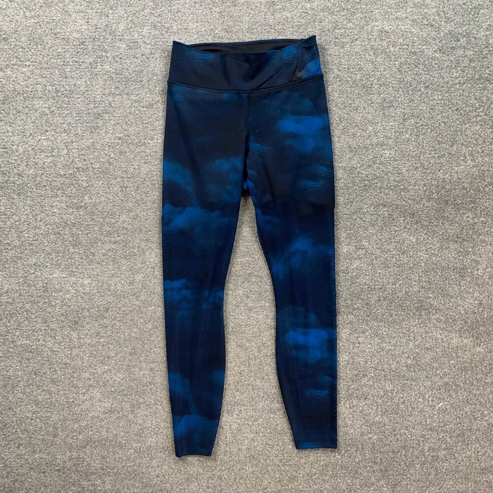 Nike Leggings Womens M Medium Celestial Black Power Legendary Built In Shorts - Picture 2 of 12